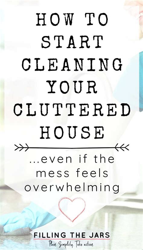 How To Start Cleaning A Cluttered House | Filling the Jars