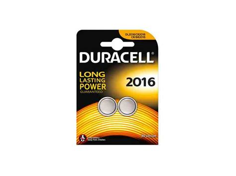 DURCR2016 | DURACELL CR2016 3v Lithium Battery 2pk - S10 Supplies