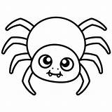 Spider Coloring Page sketch template