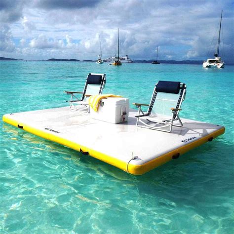 SOLSTICE Floating Inflatable Dock | West Marine