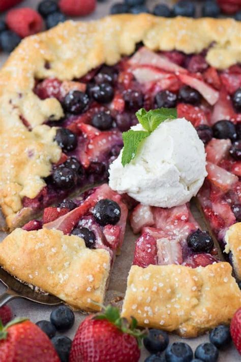 Mixed Berry Galette Recipe - The First Year