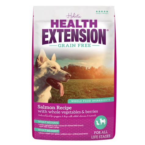 Health Extension Grain Free Salmon Recipe Dry Dog Food, 10-pounds - Walmart.com