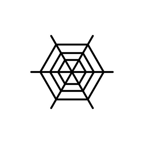 spider web. outline icon. 23150008 Vector Art at Vecteezy