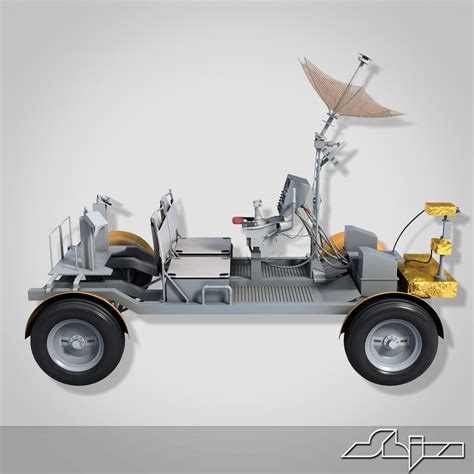 lunar rover apollo 15 3d model