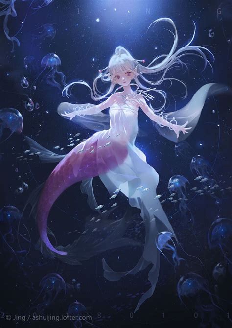 Anime Girl Neko, Anime Art Girl, Kawaii Anime, Manga Mermaid, Mermaid Art, Fantasy Creatures ...