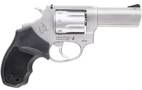 TAURUS 942 22 WMR 3" 8rd Revolver - Stainless | Black | KYGUNCO