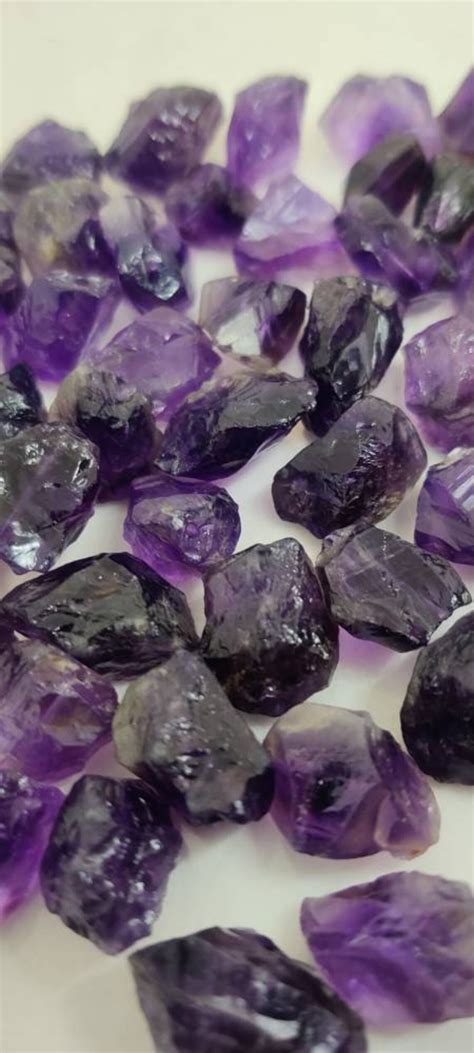 5 Large Amethyst Crystal Raw/deep Blue Amethyst Rough/amethyst - Etsy