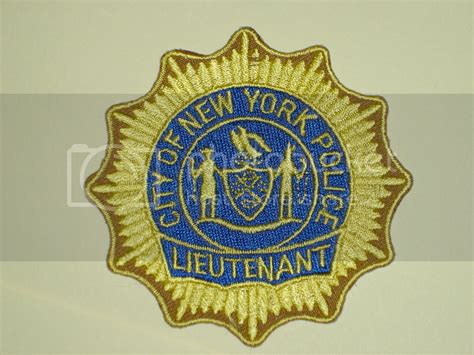 NYPD- Lieutenant Badge Patch Photo by ThinBlueLine76 | Photobucket