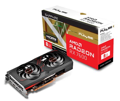 Sapphire Launches the Pulse AMD Radeon RX 7600 8 GB Graphics Card ...