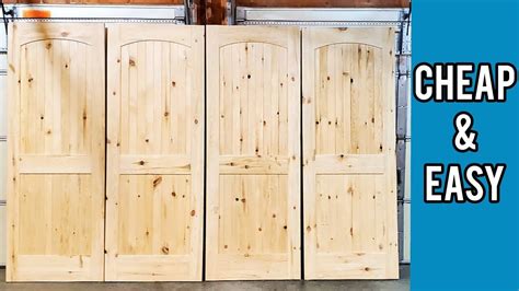 Great video and directions for building a solid wood door using 2x6's. Diy Cabinet Doors, Diy ...