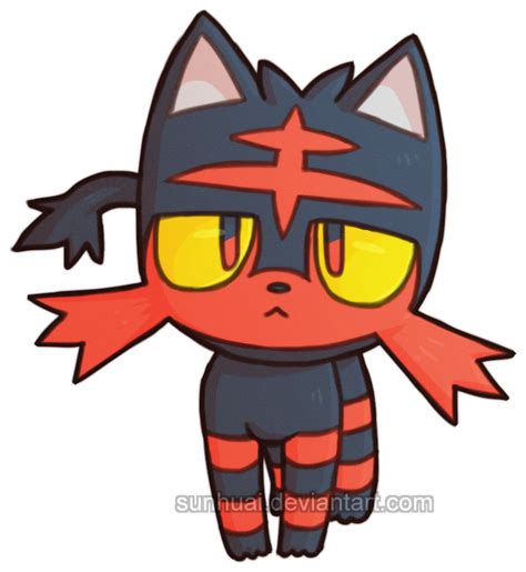 Pokemon - Litten by Sunhuai on DeviantArt