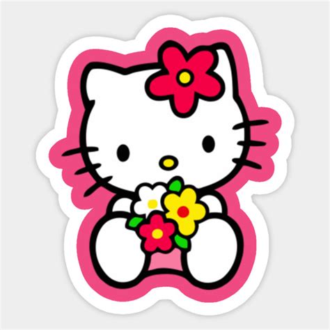 Hello kitty - Hello Kitty - Sticker | TeePublic