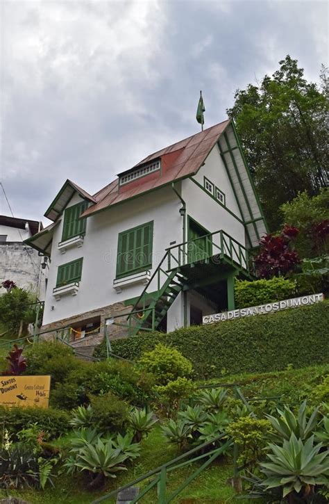 House Museum of Santos Dumont, Brazilian Airplane Inventor in Petropolis Editorial Photography ...