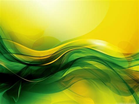 Premium Photo | Green and yellow abstract effect background for desktop ...