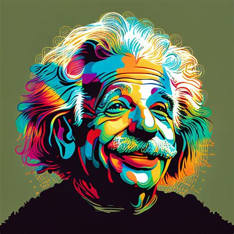 Genius Meets Digital Pop Art: Albert Einstein Print Poster - Etsy