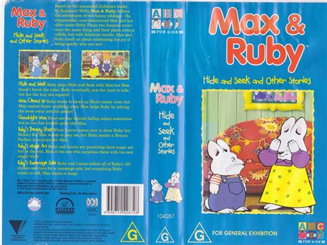 ABC MAX AND RUBY HIDE AND SEEK ~ VIDEO PAL VHS~ A RARE FIND | eBay