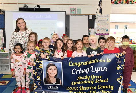 Shady Grove Elementary School kindergarten teacher named HCPS Teacher of the Year | Henrico ...