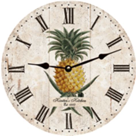 Pineapple Clock. French Pineapple Clock