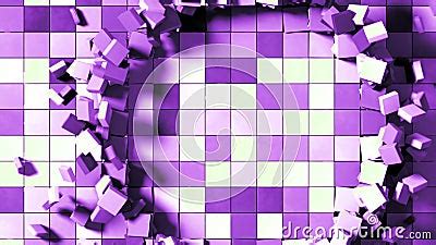 Animated Background with Collapsing Squares. Design. Collapsing Main One is with Wave of Moving ...