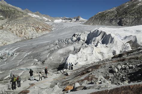 Shocking images show how global warming is causing Europe's glaciers to ...