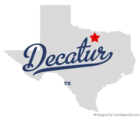 Map of Decatur, TX, Texas