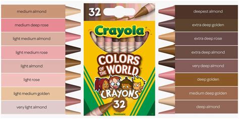 Crayola Just Released Colors of the World Crayons That Include 24 Skin Tone Shades