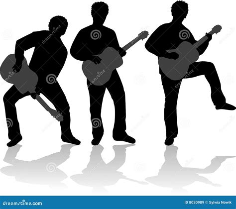 Guitar Player Vector Illustration Stock Vector - Illustration of classic, character: 8030989