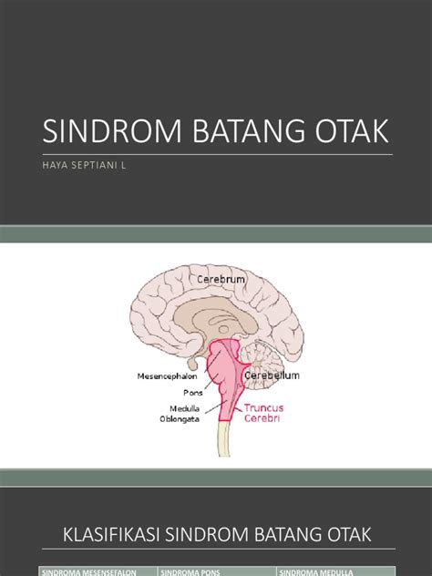 Sindrom Batang Otak | PDF