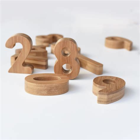 Wooden Number Blocks – Frankie & Claude