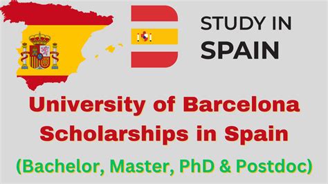 University of Barcelona Scholarships 2024 in Spain