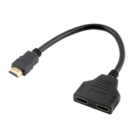 HDMI Cable Adapter 1.4B Splitter HDMI 1 In 2 Out Cable Connector HDMI Port Hub | Walmart Canada