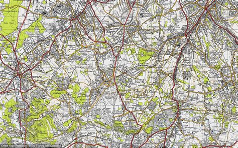 Historic Ordnance Survey Map of Kingswood, 1945