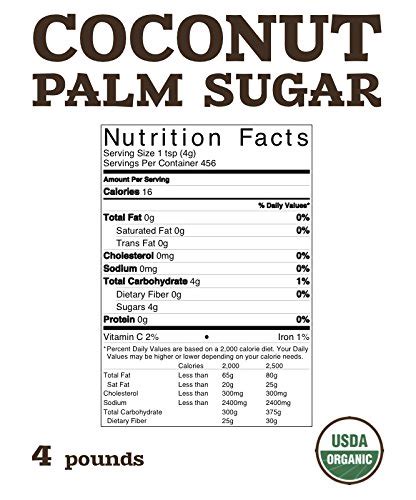 31 Coconut Sugar Nutrition Label - Label Design Ideas 2020