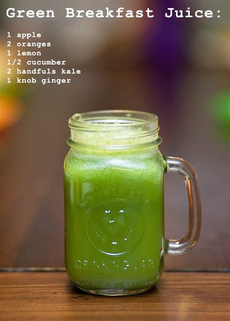 Green Breakfast Juice Recipe