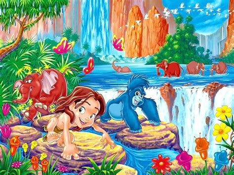 Tarzan And Jane Disney Wallpaper