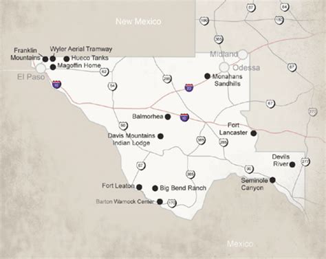 Big Bend State Park Map - Printable Map