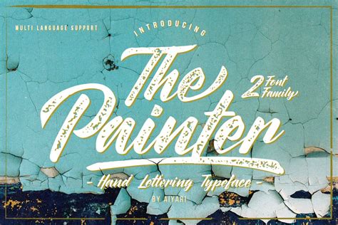 The Painter Font Family - Design Cuts