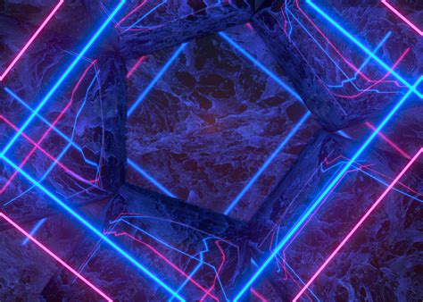 Blue Red Marble Neon Background, Desktop Wallpaper, Wallpaper ...