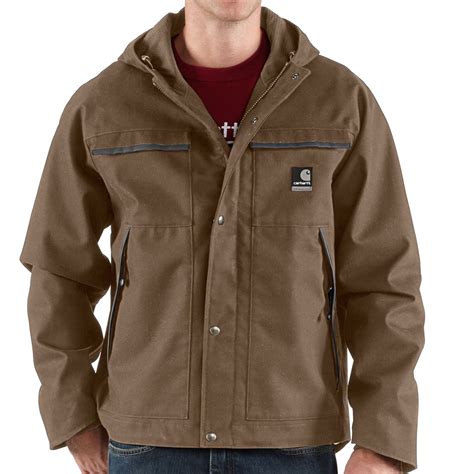 Carhartt Ketchikan Canvas Jacket - Waterproof (For Men) in Canyon Brown