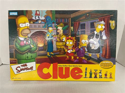 Simpson Clue Boardgame - Etsy