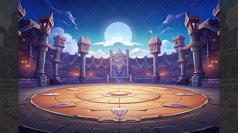 BACKGROUND - Stylized Battle Arena 1 in 2D Assets - UE Marketplace