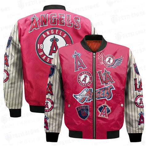 Los Angeles Angels Major League Baseball 2023 Unisex AOP Bomber Jacket ...