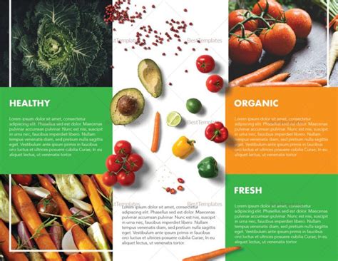 Food Brochure Template in Nutrition Brochure Template | Brochure food ...