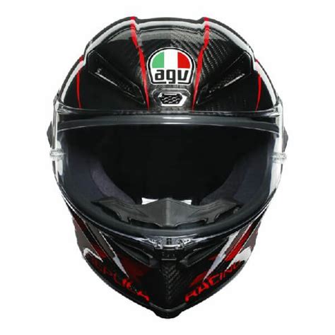 AGV Pista GP RR Performance Matt Carbon Red Full Face Helmet | Custom Elements