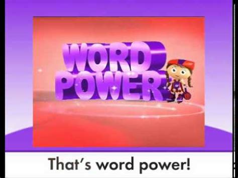 Word Power - YouTube