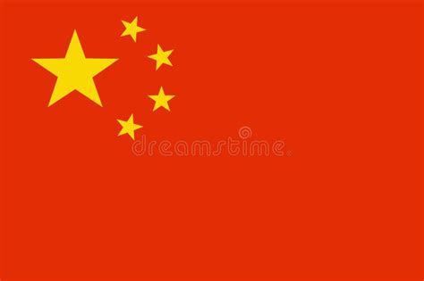 National Flag Of The People S Republic Of China Stock Illustration ...