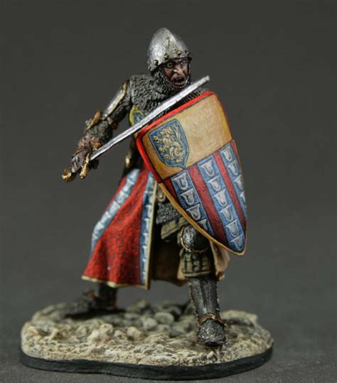 Medieval Toy Soldier Painted Toy tin soldiers 54 mm 1/32 Scale Home ...