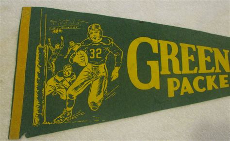 Lot Detail - 40's GREEN BAY PACKERS PENNANT - VERY RARE!