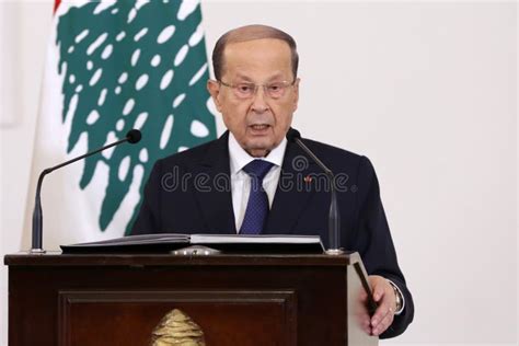 President of Lebanon Michel Aoun Editorial Image - Image of politician ...