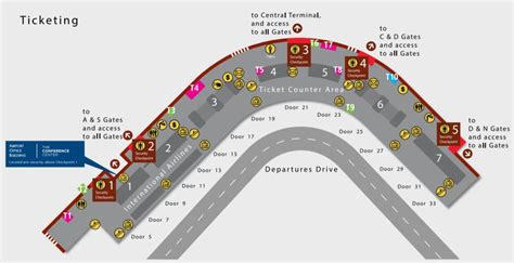 Seattle Tacoma Airport Map Terminal